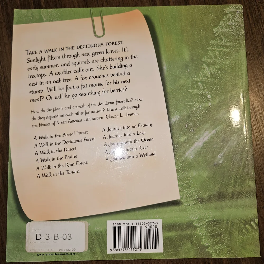 Biomes of North America Kids Book Collection Homeschool